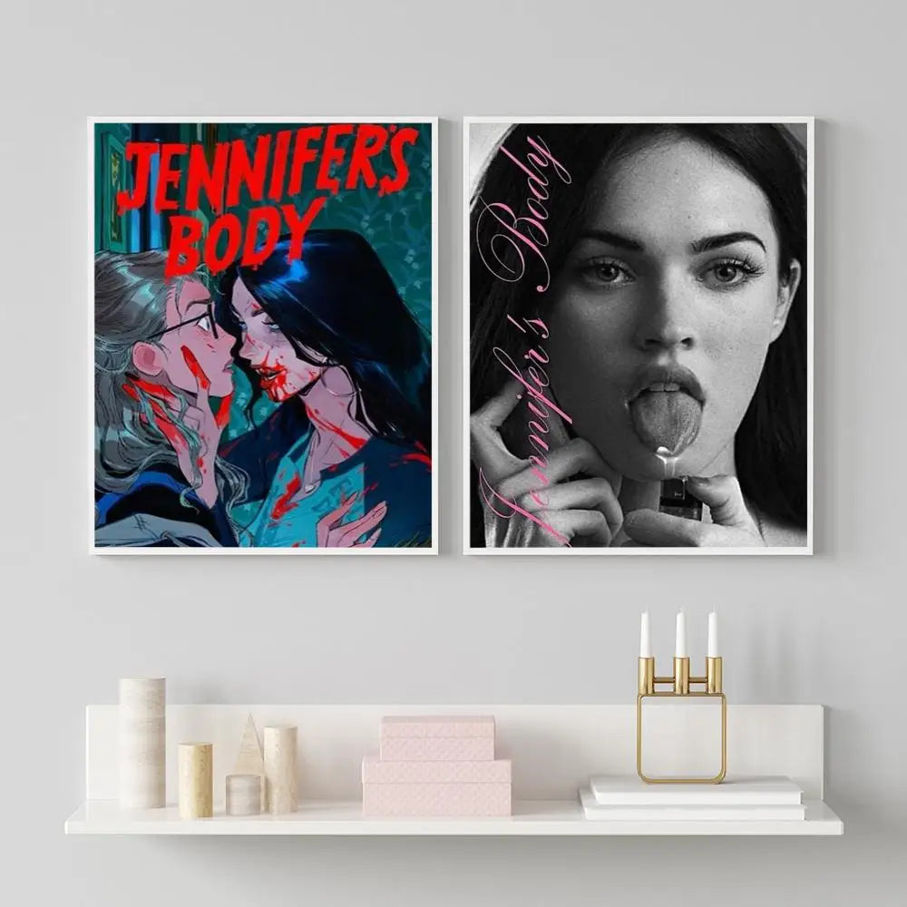 Pop Movie Jennifer Body Poster Versatile HD Waterproof Wall Art Self-Adhesive Decor for Any Space Ideal Gift