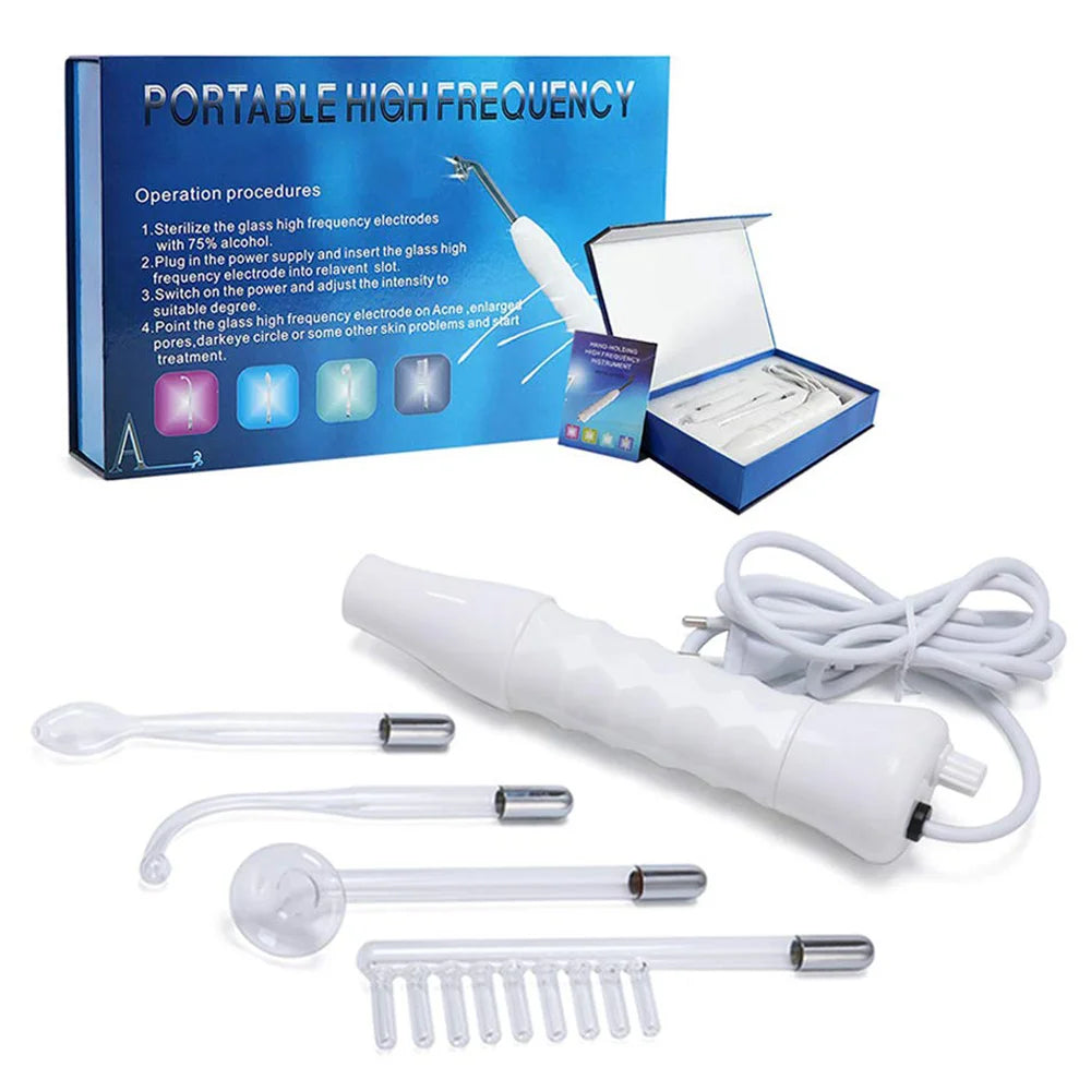 4 in 1 High Frequency Electrode Wand Glass Tube