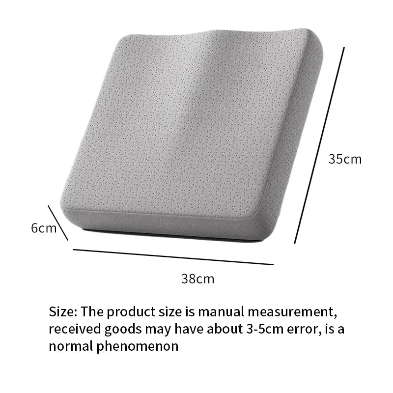 Ergonomic Memory Cotton Office Cushion Hemorrhoid Cushion Chair Cushion A Sitting Artifact Butt Pad