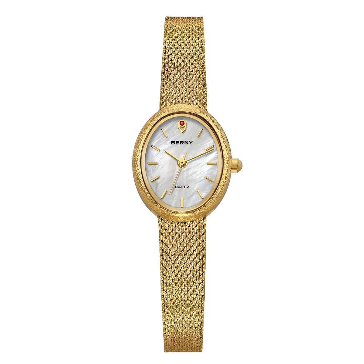 BERNY Top Gold Women's Watches Fashion Luxury Ladies Quartz
