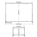 SucceBuy Backdrop Stand Adjustable Photo Backdrop Kit Heavy Duty