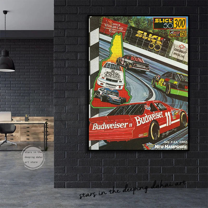 Retro Classic Japanese Cars Racing Cars Advertisement Magazine Cover Art Posters Canvas Painting Wall Prints Pictures Home Decor