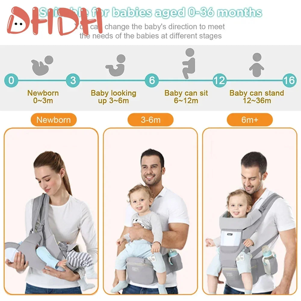 Adjustable Ergonomic Baby Carrier Four Seasons Universal Baby Carrying