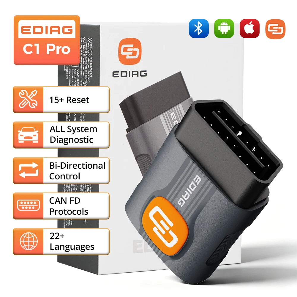 Ediag C1 Pro Ai-assisted Automotive Diagnostic Tool OBD2 Scanner