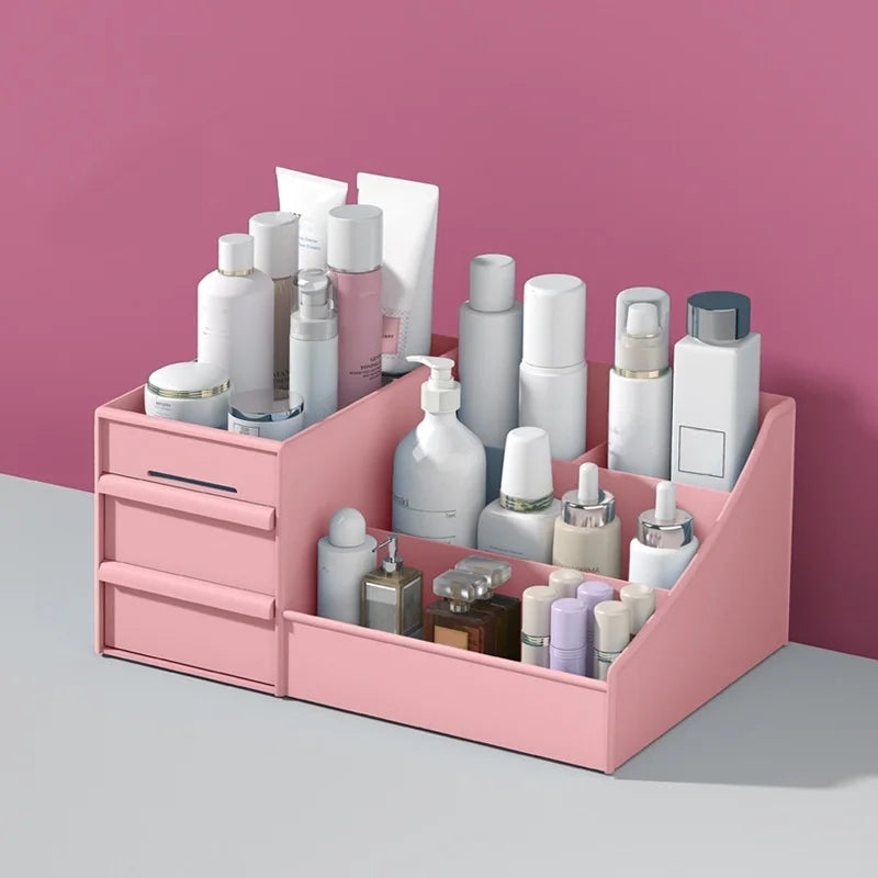 Desktop drawer style cosmetic storage box dressing table shelf file storage box