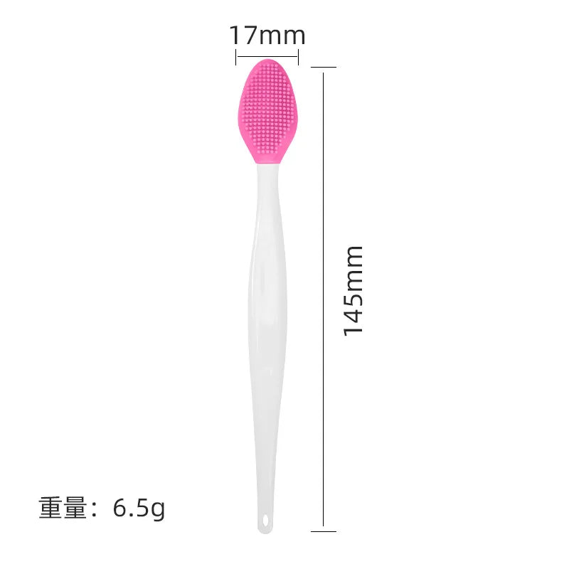 1/5PCS Beauty Skin Care Silicone Face Brush Exfoliating Facial Cleansing Scrub Nose Brush Blackhead Remove Double-Sided Brushes