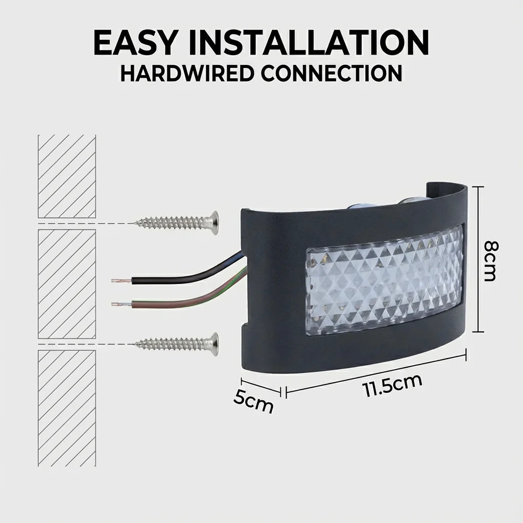4/6/8W LED Aluminum Wall Sconces