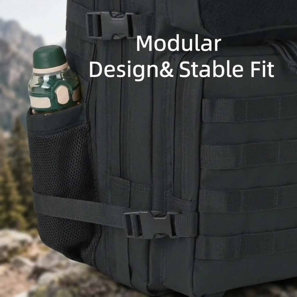 45L Large Capacity Tactical Backpack Hunting Rucksack with Dual