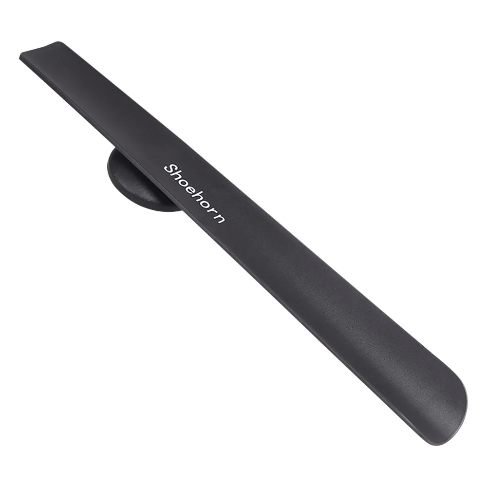 34CM Household Black Shoe Horn With Magnetic Attraction Shoe Lift School Convenient Shoe Cover Machine Household Wear Shoes Tool