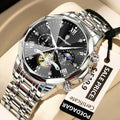 POEDAGAR Luxury Men Watch Top Waterproof Luminous Chronograph Man
