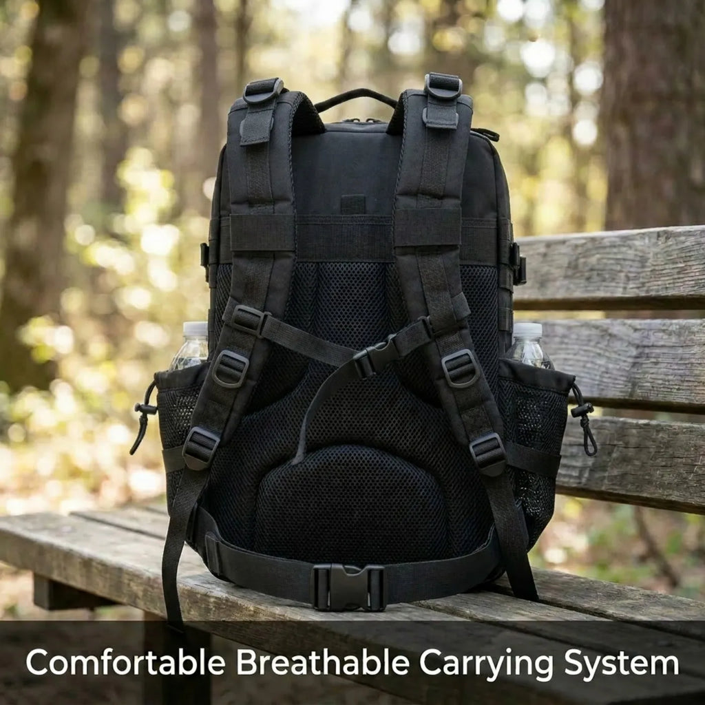 45L Large Capacity Tactical Backpack Hunting Rucksack with Dual