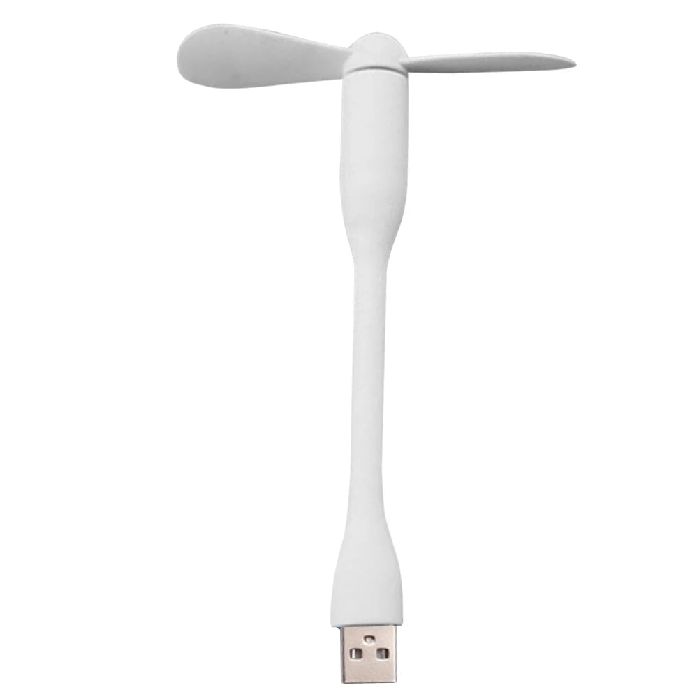 Flexible USB Mini Fan for Laptop & Power Bank