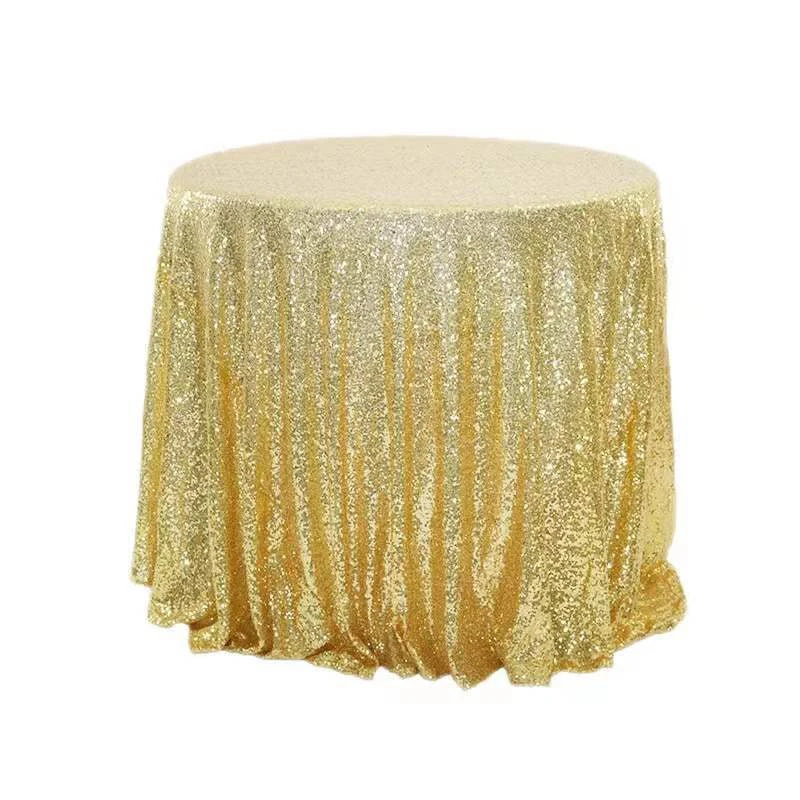 180cm Round Sequin Tablecloth  for Wedding Banquet Wedding Birthday Christmas Party Table Decoration Sequin dining table decorat