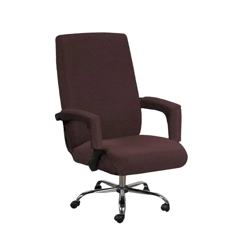 Elastic Computer Office Chair Cover Kitchen Modern Simple Desk Chair Cover Armrest Seat Cover Suitable for All Seasons