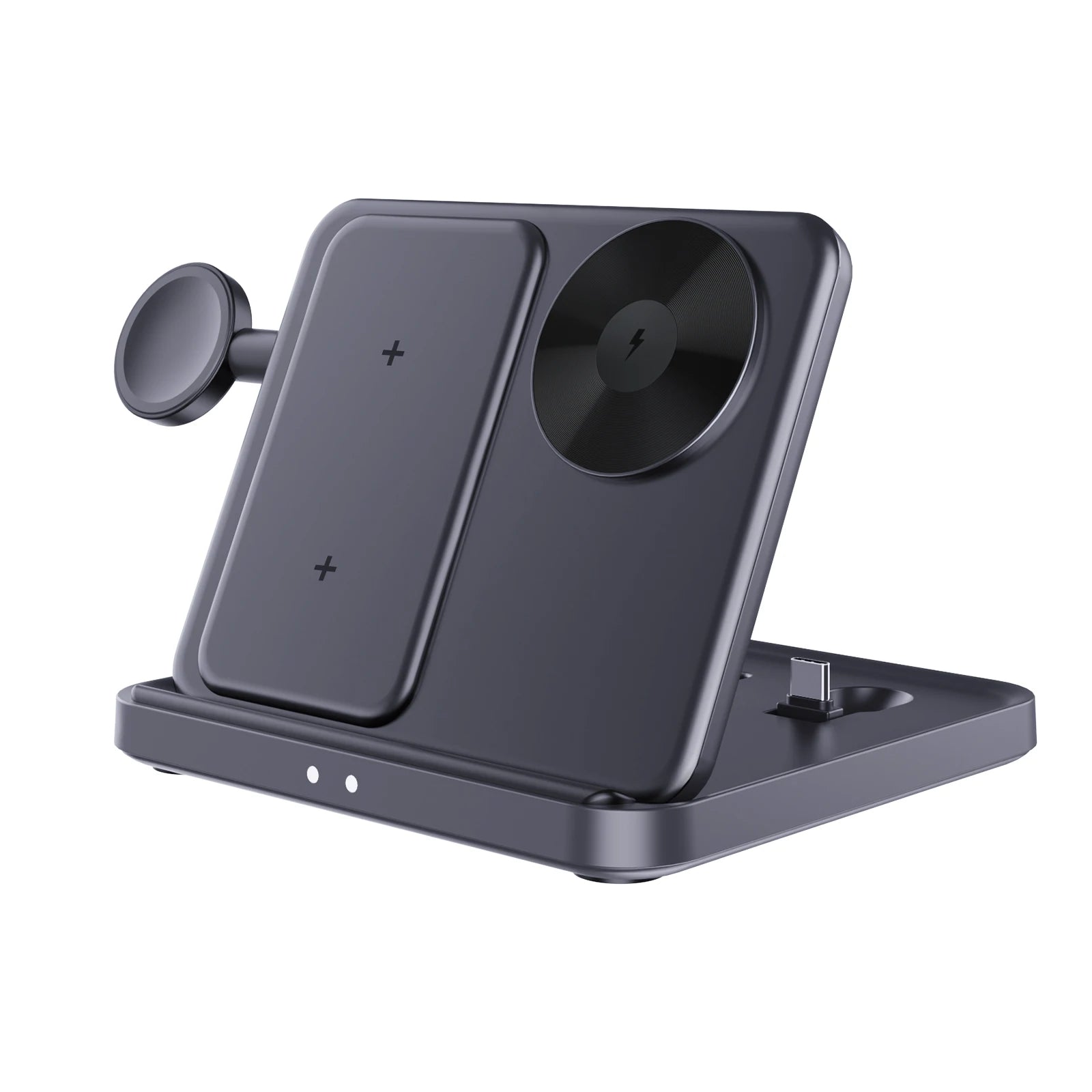 HaaYot Professional Galaxy Z Flip & Fold 7 6 5 Wireless Charger Stand Fast Charging Station Dock for S26 Ultra Galaxy Watch Buds