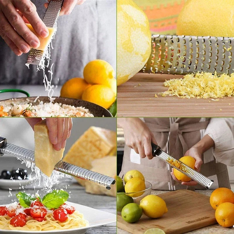 Stainless Steel Cheese Grater Slicer Lemon Zester Chocolate Chopper Fruit Peeler Planer Vegetables Cutter Kitchen Home Gadgets