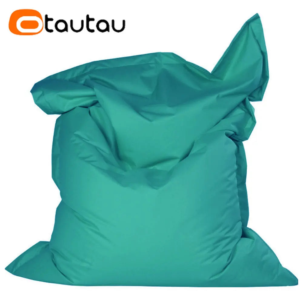 OTAUTAU Retangular Swimming Pool Floating Bean Bag Pouf Cover No Filler Waterproof Beach Pillow Sac Salon Sofa Bed Chaise Lounge