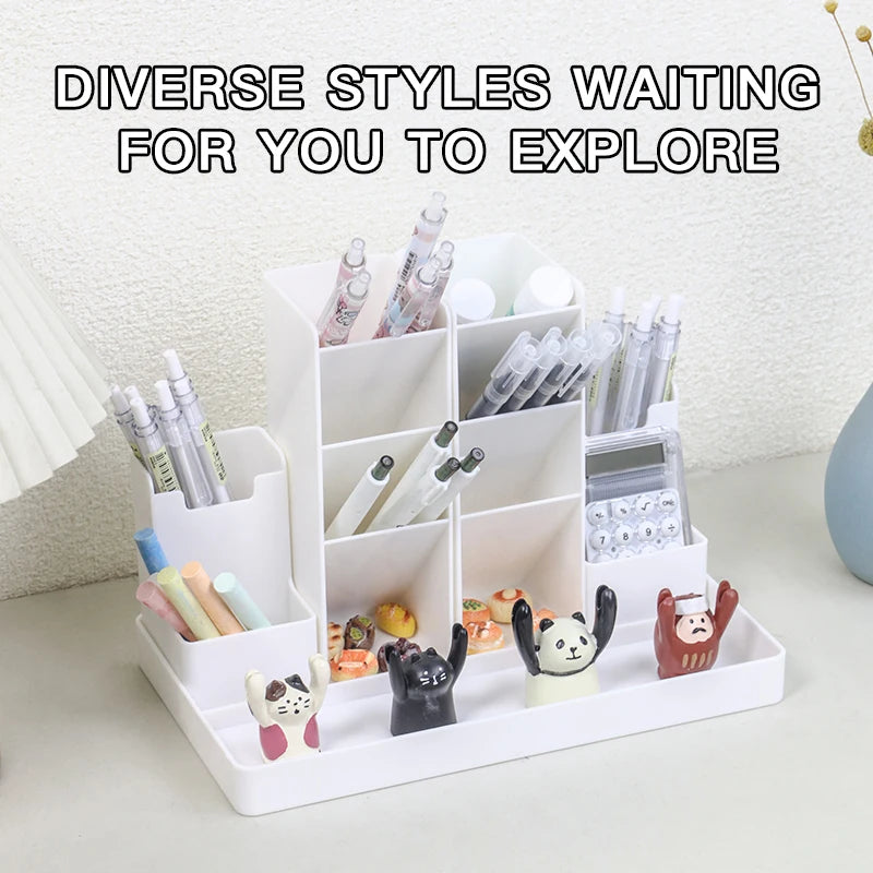 Pen holder Desk Organizer pencil holder Organizers For Desktop Stand Pens Office Accessories school Stationery Storage holders