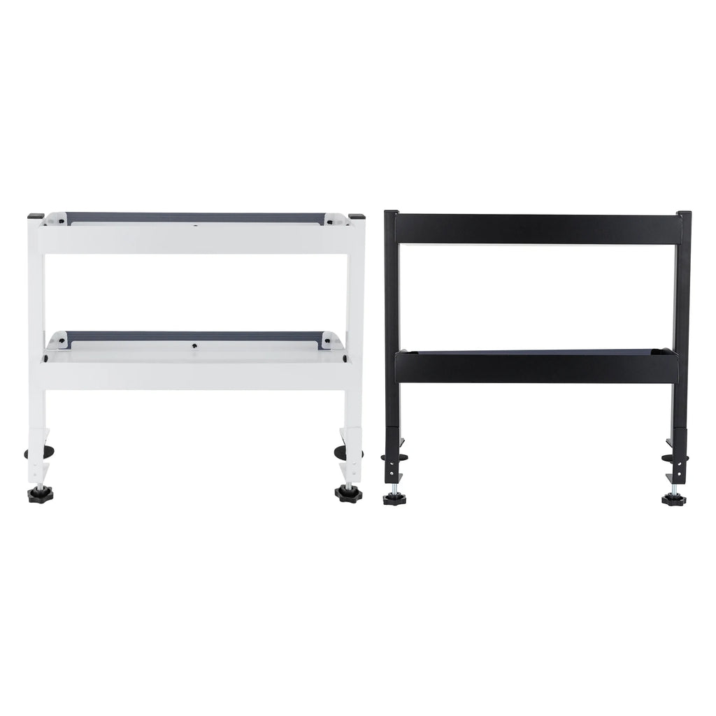 Adjustable 2-Tier Desk Shelf Clamp-On Storage Tray for Displaying Photos Decorations Clip-On Desk Organizer Shelf