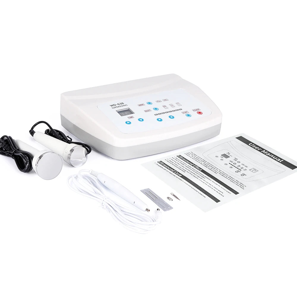 3In 1 RU-638 Ultrasonic Facial Machine Spot Tattoo Removal Anti Aging Ultrasound Facial Body Massage Skin Care Beauty Instrument