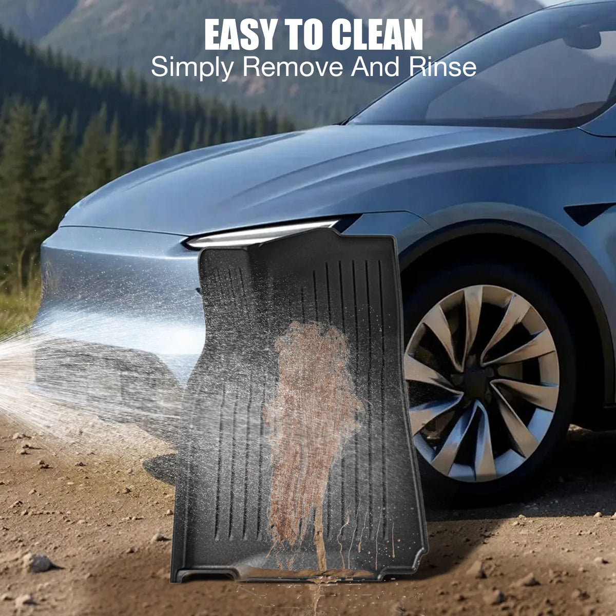 TPE All-Weather Floor Mats for Tesla Model Y