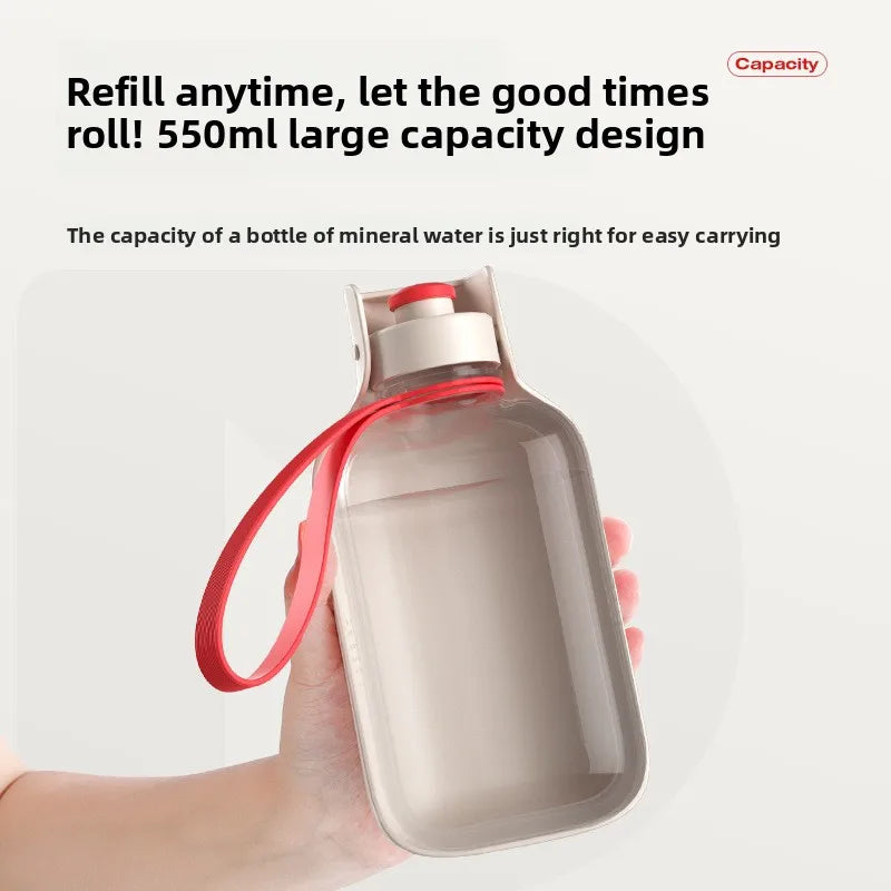 Dog out water cup portable water dispenser cat feeding water bottle outdoor walking dog pet kettle puppy drinking water artifact