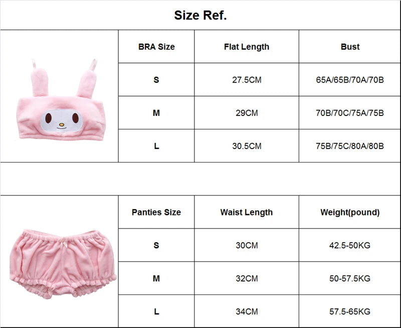 New cartoon Kuromi My Melody Cinnamoroll Sexy Pajamas Hot Girls Flannel Cartoon Fluffy Suspender Pajamas Shorts Set Girls Gift