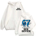 Italian Brainrot Bruh 67 Six Seven Zip up Hoodie Women Men