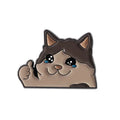 Creative Opossum Raccoon Cat Duck Pet Dog Enamel Pins Creative It's Fine I'm Fine Brooch Cute Penguin Turtle Sheep Pins Jewelry