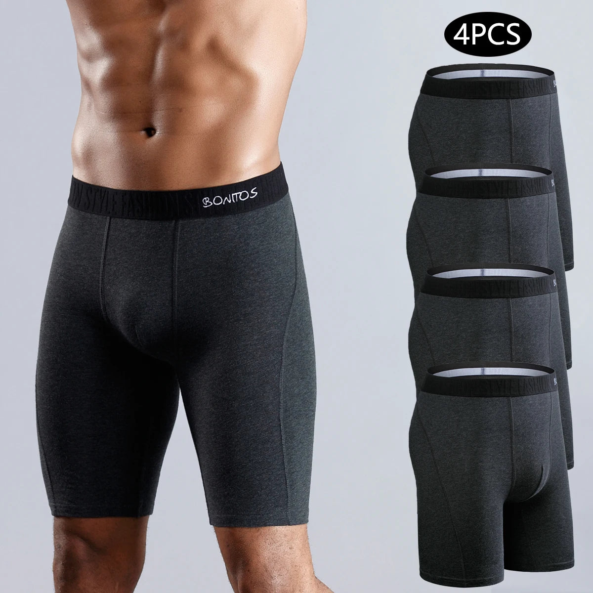 Long Boxers for Men Underwear Plus Size Men's Panties