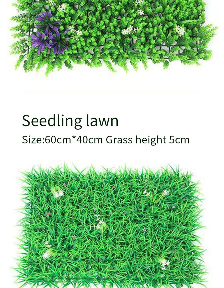 Grass Mat Green Artificial Moss Lawns Garden Turf Carpets Fake Sod Artificial Plant DIY Landscape Wedding Home Decor