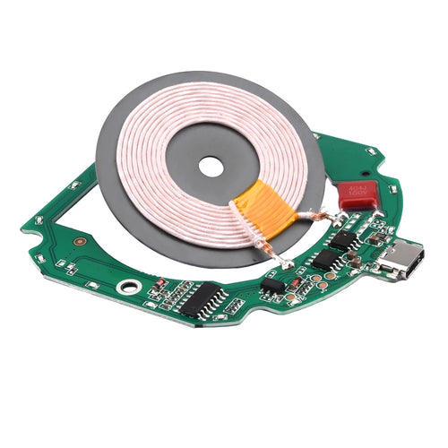 10W 15W High Power Wireless Charger Transmitter Module Type C Micro USB + Coil QC/PD For QI Standard Fast Charging Circuit Board