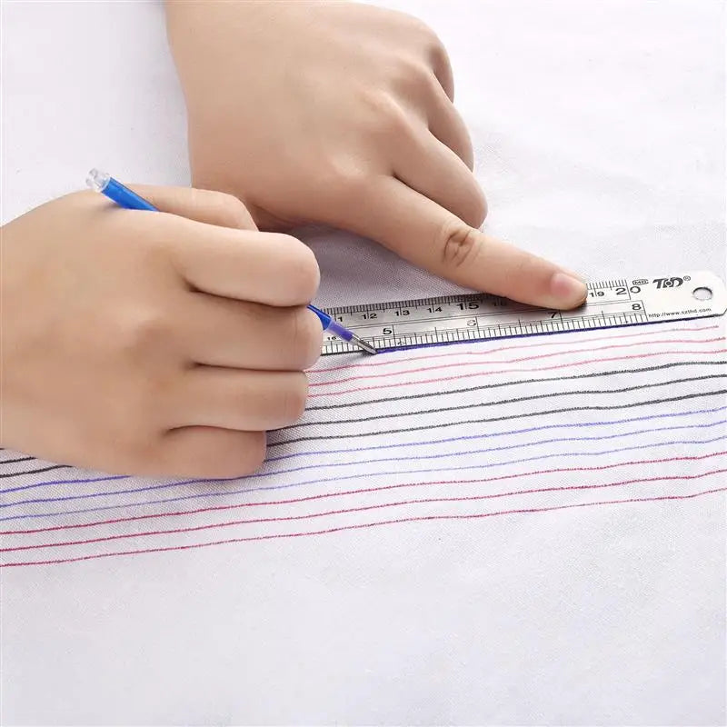 10-21pcs Heat Erasable Magic Marker Pen Fabric Pencil Temperature Disappearing Marker Pens Line Marking DIY Craft Sewing Parts