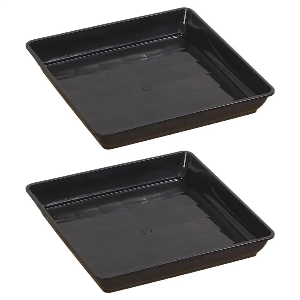 Plant Saucer Square Durable Flower Pot Indoor Outdoor Heavy Duty Tray Square Flowerpot Water Dish Home Decor for Gardening