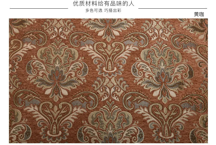 Jacquard Chenille Sofa Fabric European Style High Precision for Upholstery Home Decor Drapery Covers By Meters