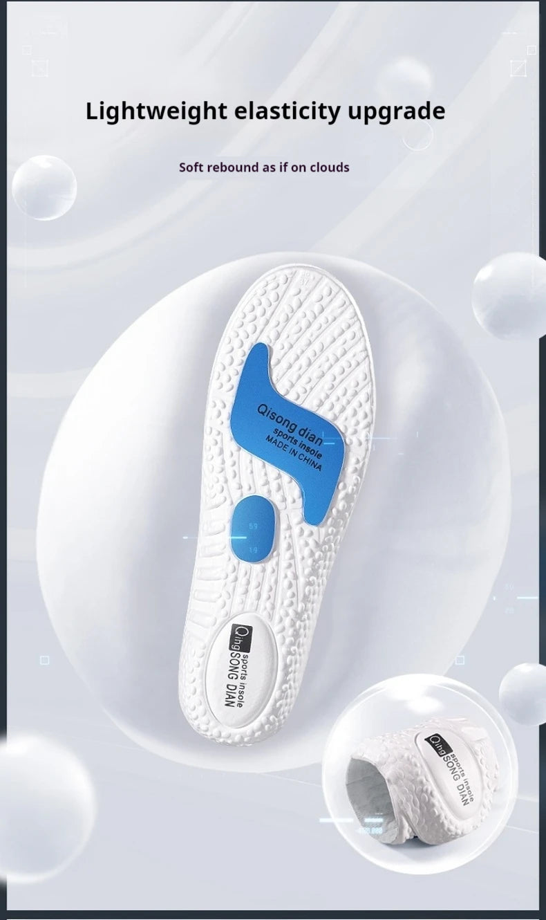 Sport Insoles For Shoes Men Woman Comfortable Running Insole for Feet Non-Slip Baskets Shoe Pads Arch Support Orthopedic Inserts