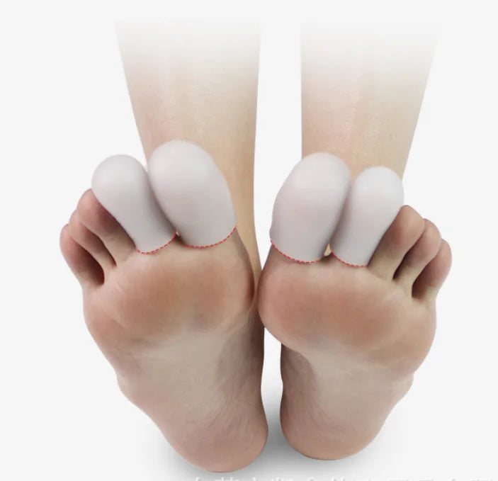 1/10/100Pairs Big Toe Caps Gel Toe Covers Protect from Rubbing Ingrown Toenails Corns and Blisters Foot Care Protectors