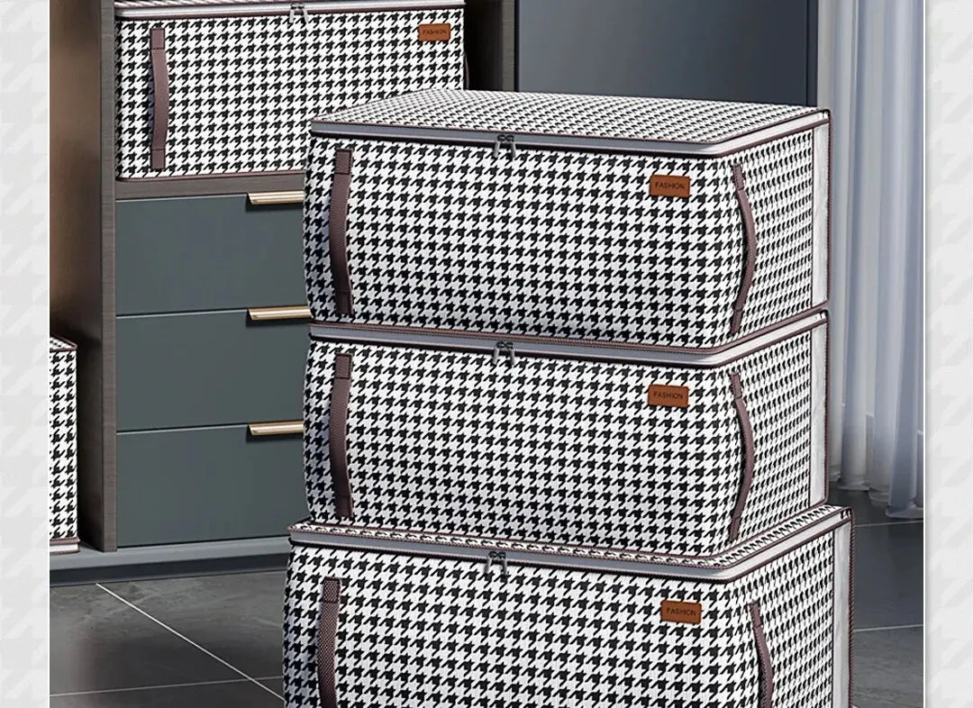 Thickened Non-woven Quilt Storage Bag For Household High-capacity Clothing Clothes Packaging Bag Organizing Luggage Bag
