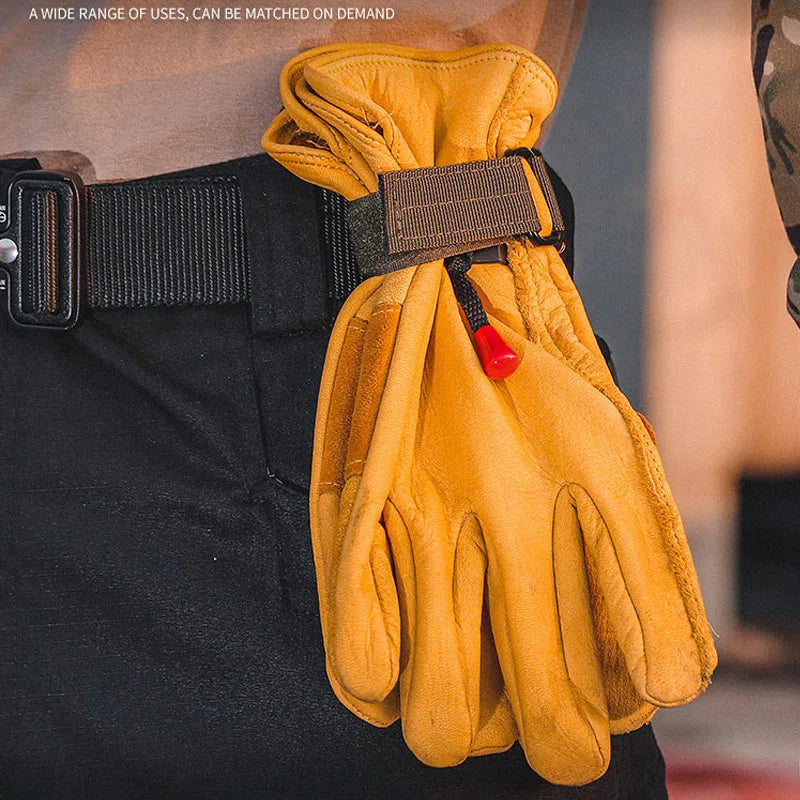 Multi-purpose Nylon Gloves Hook Work Gloves Safety Clip Outdoor