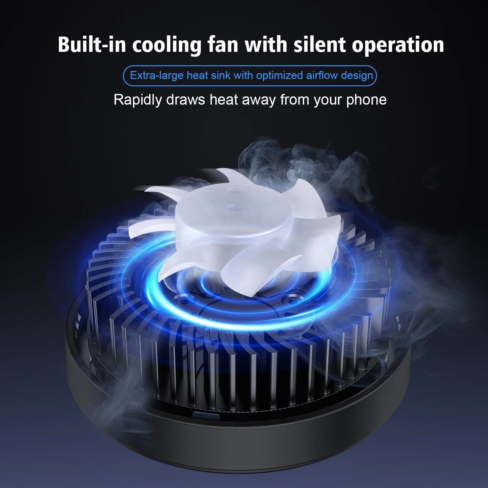 3-in-1 Magnetic Wireless Charger Stand with TEC Semiconductor Cooling, 15W for iPhone 17 16 15 14 13 12, iWatch & for AirPods