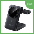 3 in 1 Travel Magnetic Wireless Charger Dock For Magsafe iPhone 17 16 15 Pro Max 14 13 12 iWatch 11-2 Airpods Pro Fast Charging