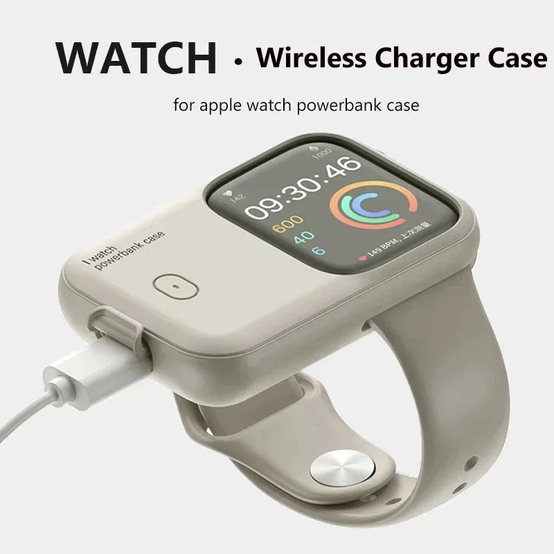 For Apple Watch Wireless Charger Apple Watch S9 44mm 45mm 49mm Smart Outdoor Sports Portable Wearable Wireless Charging Bank