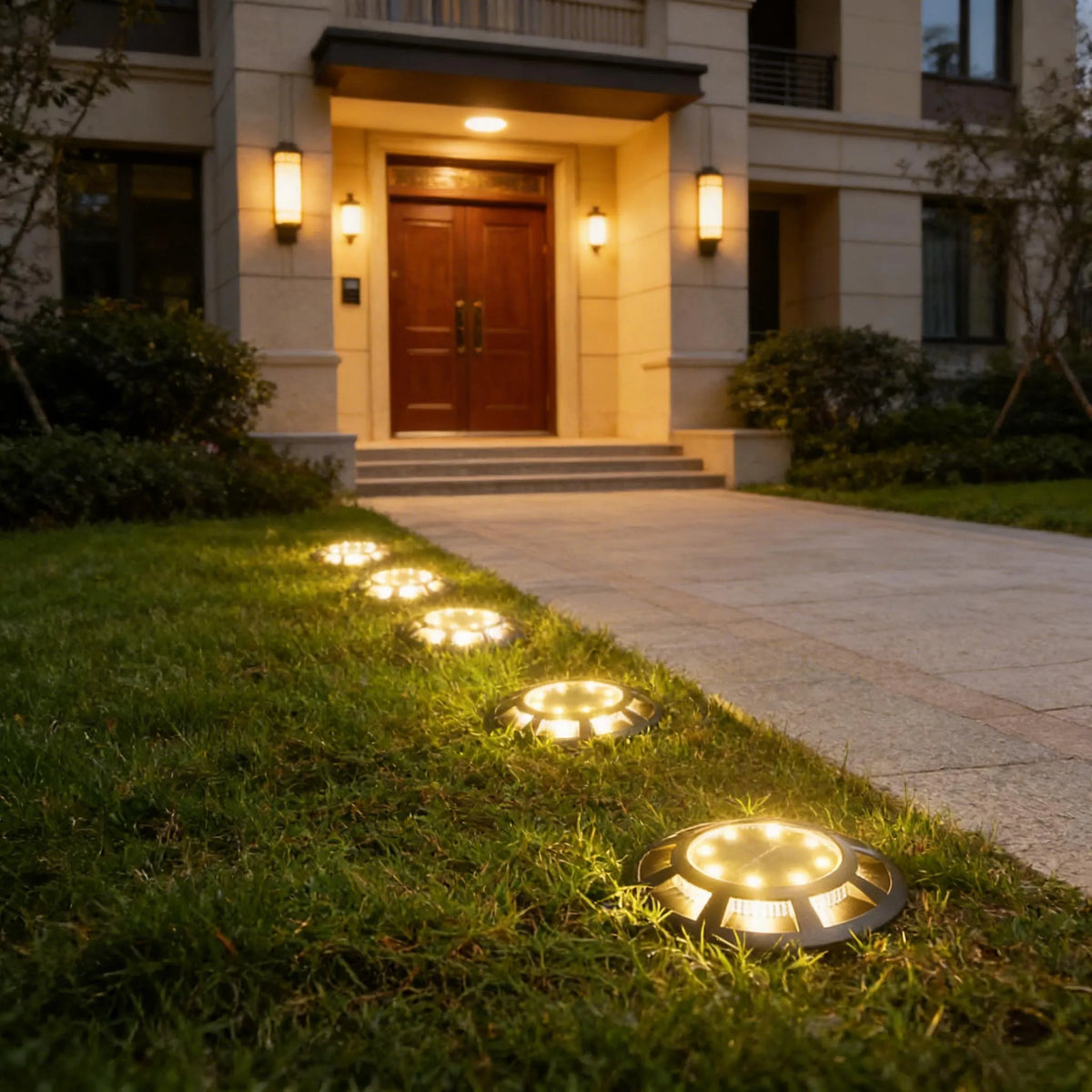 Solar Ground Lights LED Waterproof Solar Garden Lights Outdoor