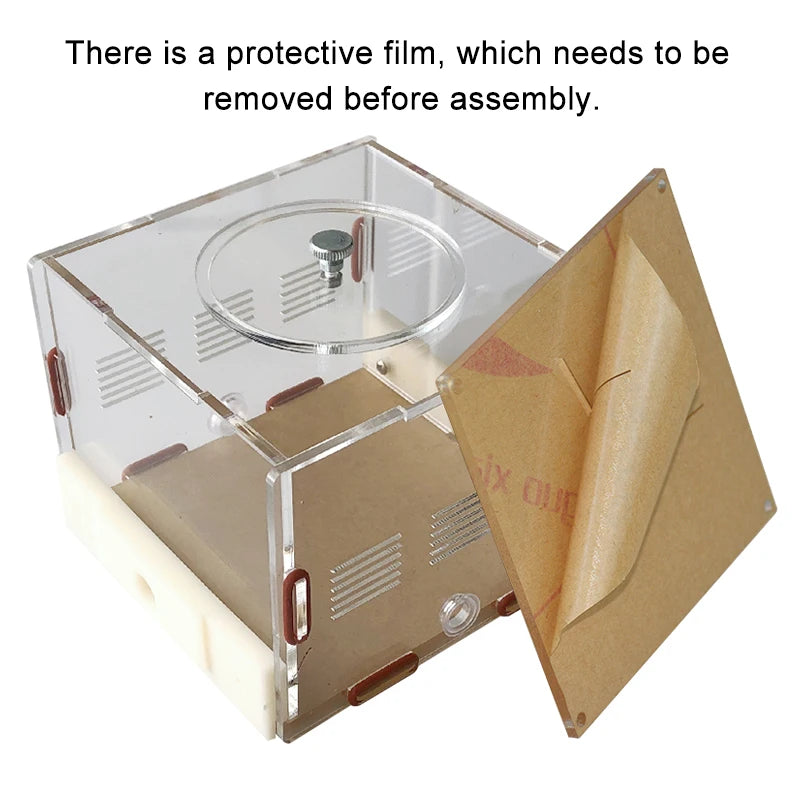 Unlimited Expansion Ant Farm Acrylic Ant Nest with Feeding Area Gypsum Pet Anthill Workshop Ant House Moisturizing Water Tower