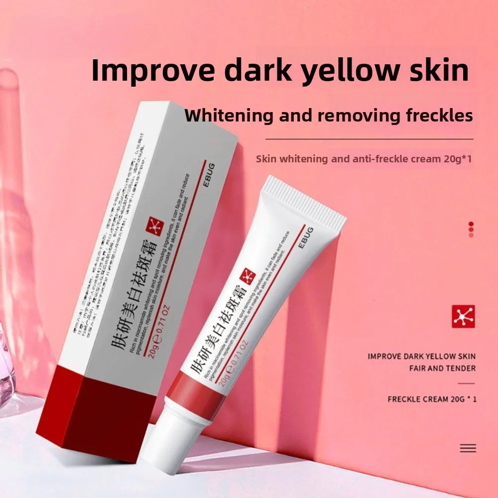 Mild niacinamide whitening and blemish cream, lightens melanin dull pigment, moisturizes skin care