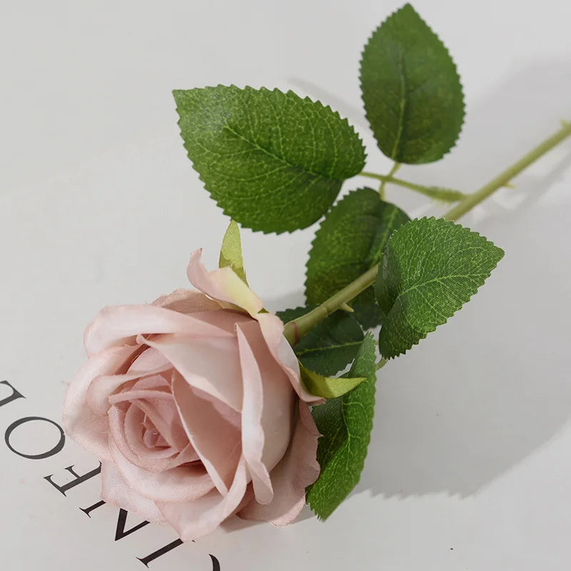 3/5/10/20pcs Silk Artificial Roses Flowers Bouquet Beautiful Fake Roses for Wedding Home Decor Fake Flowers Valentine's Day Gift