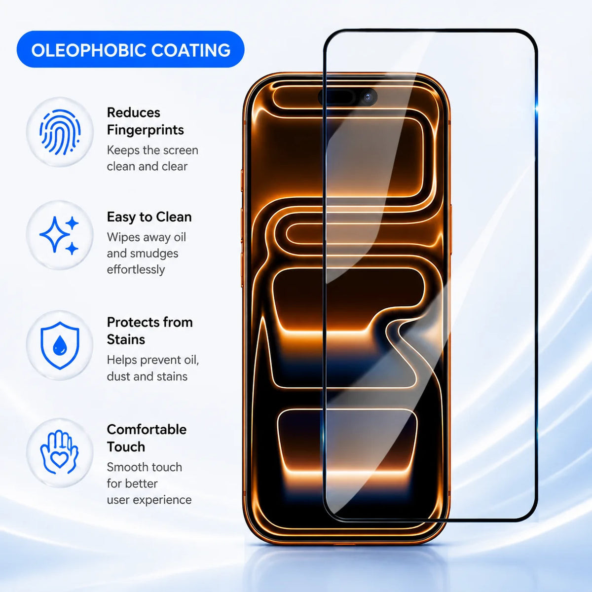 10-1 pcs Tempered Glass for IPhone 17 Pro Max