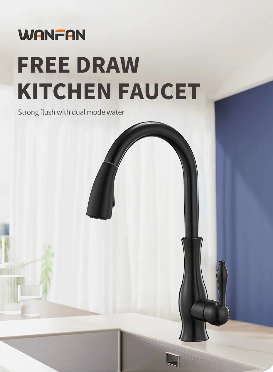 Kitchen Faucets Silver Single Handle Pull Out Kitchen Tap Single Hole Handle Swivel 360 Degree Water Mixer Tap Mixer Tap 866011