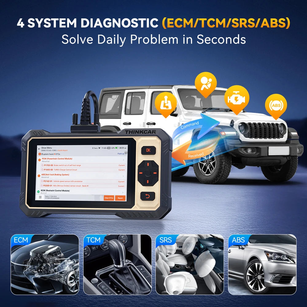 Thinkcar Thinkscan 662 Bi-directional Scan Tool Canfd Obd2 Scanner