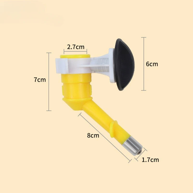 Ball-type Drinking Fountains Pet Dog Drinking Kit Hanging Water Bottle Head Pet Drinking Water Head for Dogs Cats Birds